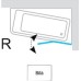 Шторка на ванну Ravak 10° 10CVS2 7QRA0103Z1 R