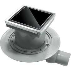 Душевой трап Pestan Confluo Standard Black Glass 1 15x15 