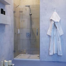 Душевая дверь в нишу GuteWetter Lux Door GK-002A левая 95 см стекло бесцветное, фурнитура хром 