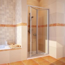 Душевая дверь в нишу GuteWetter Practic Door GK-404 правая (93-97)x190 стекло бесцветное, профиль мат. хром 