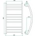Полотенцесушитель водяной Grota Primo 63x90