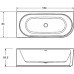 Акриловая ванна Riho Desire 184x84 R
