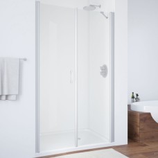 Душевая дверь в нишу Vegas Glass EP-F-2 105 07 01 L профиль матовый хром, стекло прозрачное 