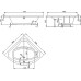 Акриловая ванна Vagnerplast Veronela corner 140x140