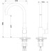 Смеситель Lemark Aura LM0605C для кухонной мойки