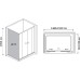 Душевой уголок RGW Classic CL-43 (1460-1510)x700 чистое стекло