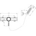 Гигиенический душ Lemark Jasmine LM6618ORB со смесителем
