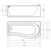 Акриловая ванна Gemy G9010 B L 173x83