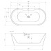 Акриловая ванна ABBER AB9299-1.6 160x80
