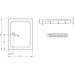 Поддон для душа Radaway Laros D100x80