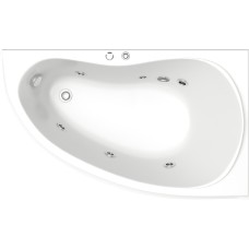 Акриловая ванна Bas Алегра 150x90 R с гидромассажем