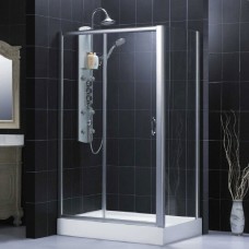 Душевой уголок RGW Passage PA-42 (1400-1420)х900 профиль хром, стекло чистое 