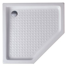 Поддон для душа Cezares Tray 90 см пятиугольный, акриловый 