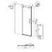 Душевая дверь в нишу Grossman Classic 100.K33.04.110.32.00 110x195