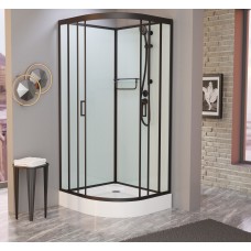 Душевая кабина Frank F420 Black Б/К 120x120