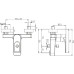 Душевой комплект Paini Flat KKCR1112SLMKM + KKCR205LMKM с душевым гарнитуром
