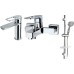 Душевой комплект Paini Flat KKCR1112SLMKM + KKCR205LMKM с душевым гарнитуром