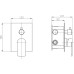 Смеситель BelBagno Nova NOV SDM IN С ВНУТРЕННЕЙ ЧАСТЬЮ, для ванны с душем