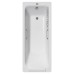 Чугунная ванна Vinsent Veron Italon 170x70x45 с квадратными ручками оружейная сталь