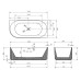 Акриловая ванна ABBER AB9329-1.7 R 170x80