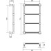 Полотенцесушитель водяной Vogue Colonnade CN 4.1-775x475 AG