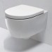 Комплект Инсталляция Geberit Duofix UP320 с кнопкой матовый хром + Унитаз Keramag iCon безободковый + Шумоизоляциоя