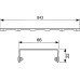 Решетка TECE TECEdrainline Basic 6 109 10 90х90 см угловая