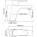Смеситель Wasserkraft Dill 6103 для раковины
