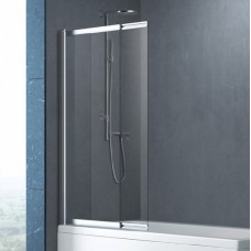 Шторка на ванну Cezares Slider VF-11-90/150-C-Cr стекло прозрачное 