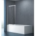 Шторка на ванну Cezares Slider VF-11-90/150-C-Cr стекло прозрачное