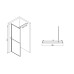 Душевая перегородка ABBER Immer Offen AG60100B 100x200