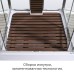 Душевая кабина AvaCan Z1910 LED 100x100