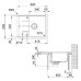 Мойка кухонная Franke Basis BFG 611C графит