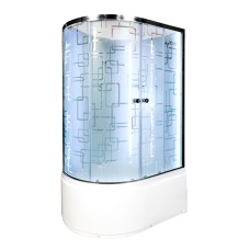 Душевая кабина AvaCan EM5012R N LED+GM 120x90 с гидромассажем