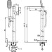 Смеситель Bravat Gina F665104C-B3-RUS напольный