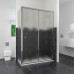 Душевой уголок RGW Classic CL-45 (1460-1510)x800x1850 профиль хром, стекло шиншилла