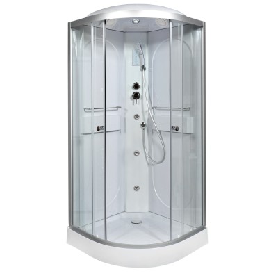 Душевая кабина AvaCan L 601 100x100 с электрикой и гидромассажем
