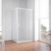 Душевой уголок Vegas Glass ZP+ZPV 110*70 01 10 профиль белый, стекло сатин