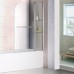 Шторка на ванну RGW Screens SC-08 1000x1500 с ручкой и полками, стекло чистое Шторка на ванну RGW Screens SC-08 1000x1500 с ручкой и полками, стекло чистое