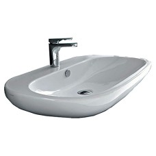 Раковина Hidra Ceramica ABC накладная белая, 80 см 