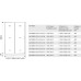 Душевая дверь в нишу Good Door Antares WTW-110-C-CH