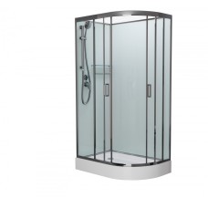 Душевая кабина Frank F418L Brilliant Б/К 100x80