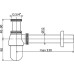 Сифон для раковины AlcaPlast A431