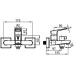 Смеситель Milardo Atlantic ATLSBC0M02 для ванны с душем
