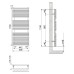 Полотенцесушитель водяной Cordivari Elen 116x50