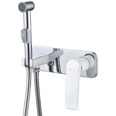 Гигиенический душ Lemark Allegro LM5919CW со смесителем, С ВНУТРЕННЕЙ ЧАСТЬЮ 