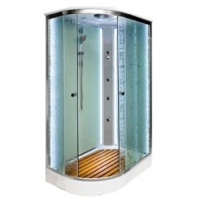 Душевая кабина Deto EM1511 R LED 110x80 с гидромассажем
