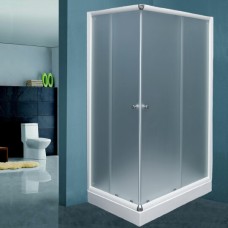Душевой уголок De Aqua K12080MT-W 120х80, стекло матовое 