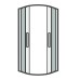 Душевое ограждение Grossman Cosmo 301.K33.02.9090.42.00 90x90