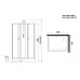 Душевая кабина Niagara NG-43295-14QBKTG 120x90